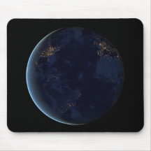 惑星地球のナイトライト（西半球）