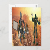 惑星地球の防衛 ポストカード (正面/裏面)