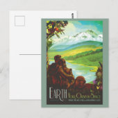 惑星地球宇宙太陽の系 ポストカード (正面/裏面)