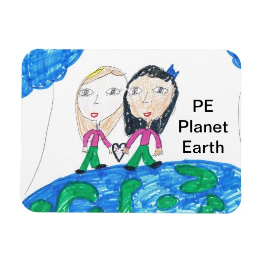 惑星地球磁石 マグネット (横)