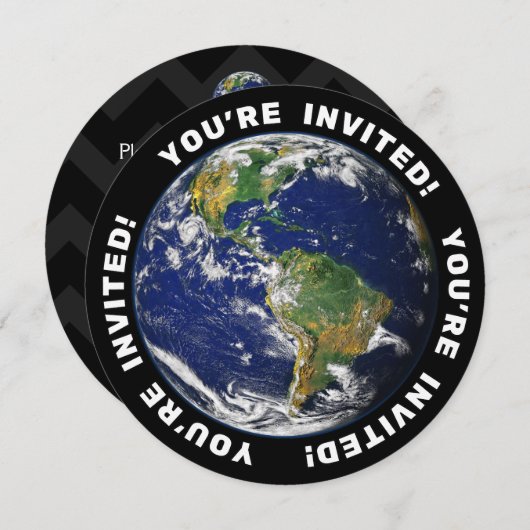 惑星地球| 招待状 (正面/裏面)