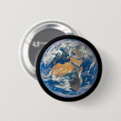 惑星地球 – 青大理石(ヨーロッパとアフリカ) 缶バッジ (正面&裏面)