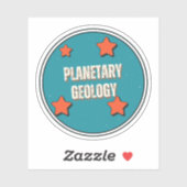 惑星地質学 シール (シート)