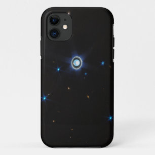 惑星天王星とリングや輪と月JWSTイメージ iPhone 11 ケース