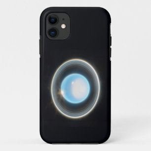 惑星天王星とリングや輪JWSTイメージ iPhone 11 ケース