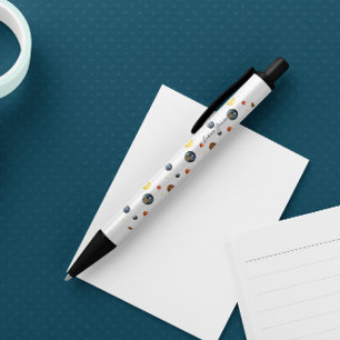 惑星太陽の系パーソナライズされた 黒ボールペン