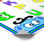 惑星学のぞき見るABC ポスター (角)