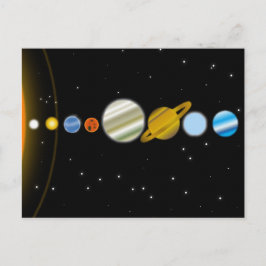 惑星宇宙とカラフルの暗いファンタジー ポストカード