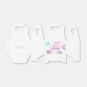 惑星宇宙ピンク誕生日ビーフボックスゲーブルボックス フェイバーボックス (折り畳みなし)