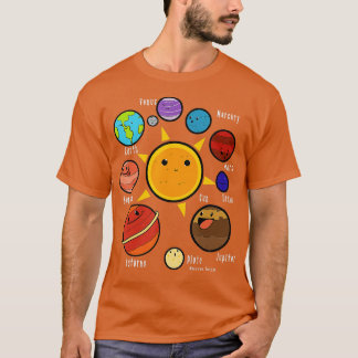 惑星宇宙天文学サイエンス教育 Tシャツ