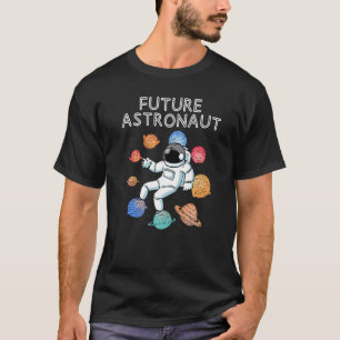 惑星宇宙宇宙青年宇宙飛行士銀河系未来 Tシャツ