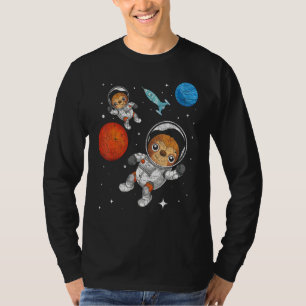 惑星宇宙旅行ロケット動物宇宙飛行士Sl Tシャツ