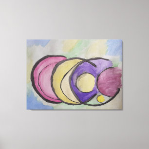 惑星抽象芸術アートストレッチキャンバス印刷 キャンバスプリント