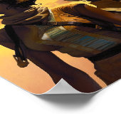 惑星探査機、未来的なSF ポスター (角)