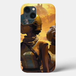 惑星探査機、未来的なSF iPhone 13ケース