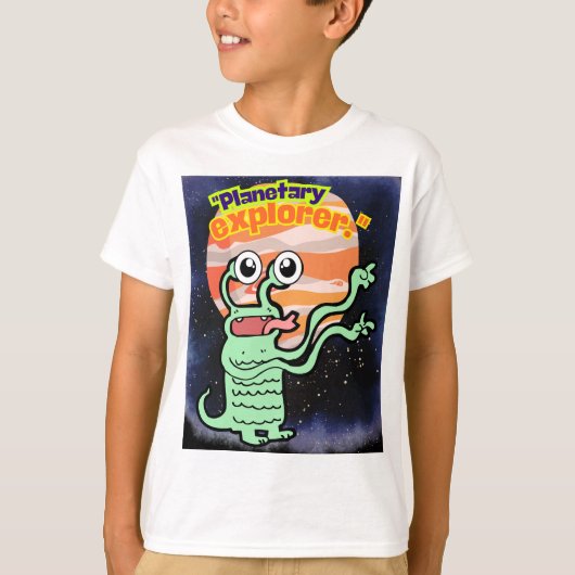 惑星探検家 Tシャツ (正面)