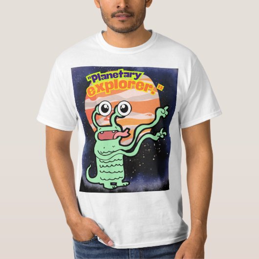 惑星探検家 Tシャツ (正面)