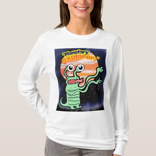 惑星探検家 Tシャツ (正面)