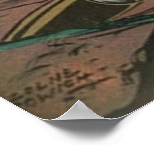 惑星漫画23ヴィンテージサイエンスフィクション ポスター (角)