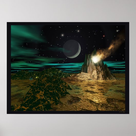 惑星火山ワールド ポスター (正面)