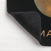 惑星火星フルオレンジビューマウスパッド マウスパッド (コーナー)