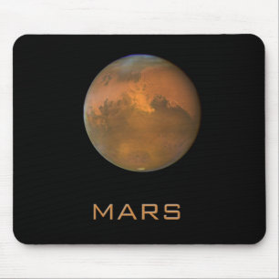 惑星火星フルオレンジビューマウスパッド マウスパッド