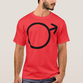 惑星火星ブラックシンボル Tシャツ