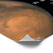 惑星火星プラネタリウムイベント広告ズ ポスター (角)