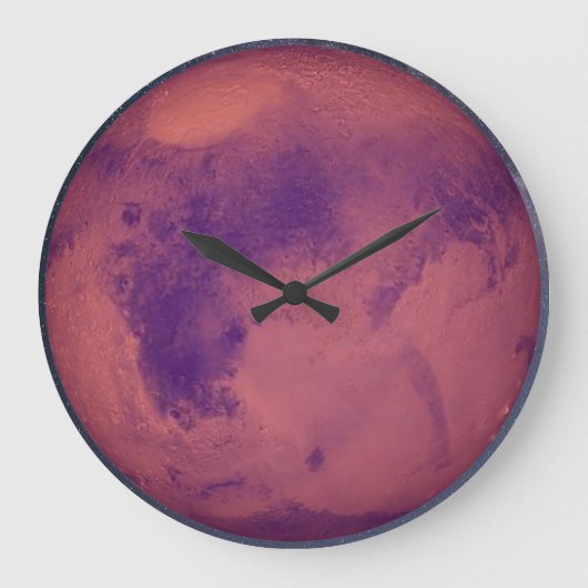 惑星火星 ラージ壁時計 (正面)
