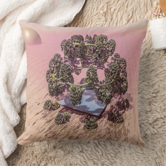 惑星火星。夜明け。 クッション (ブランケット)