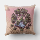 惑星火星。夜明け。 クッション (裏面)