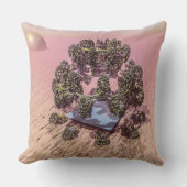 惑星火星。夜明け。 クッション (正面)