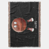 惑星火星&星 スローブランケット (正面縦)