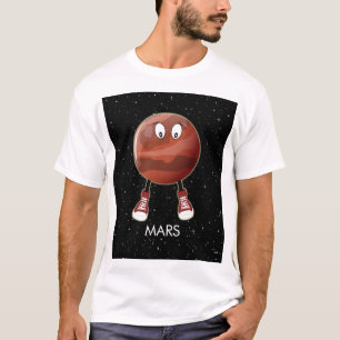 惑星火星&星 Tシャツ