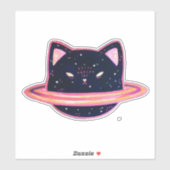 惑星猫ステッカー シール (シート)
