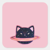 惑星猫 スクエアシール (正面)