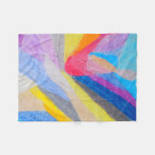 惑星生命 フリースブランケット (正面(横))