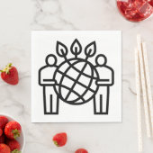 惑星生態系 スタンダードランチョンナプキン (インサイチュ)