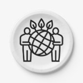 惑星生態系 ペーパープレート (正面)