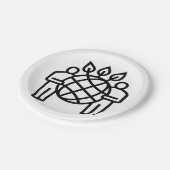 惑星生態系 ペーパープレート (アングル)