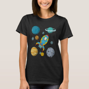 惑星科学宇宙ロケットコスモナウキッズ Tシャツ
