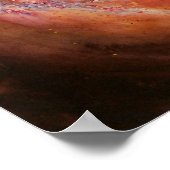 惑星系およびアンテナ銀河系 ポスター (角)