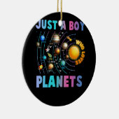 惑星系の星占いを愛す太陽のる少年 セラミックオーナメント (右)