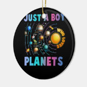 惑星系の星占いを愛す太陽のる少年 セラミックオーナメント (左)