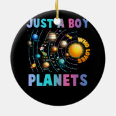 惑星系の星占いを愛す太陽のる少年 セラミックオーナメント (裏面)