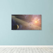 惑星系イプシロン恵利谷 キャンバスプリント (インサイチュ (ウッドフロア))