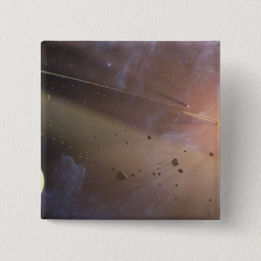 惑星系イプシロン恵利谷 缶バッジ (正面)