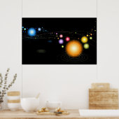 惑星系整列ポスター ポスター (キッチン)