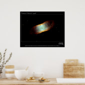 惑星系星雲IC 4406ハッブル望遠鏡写真 ポスター (キッチン)