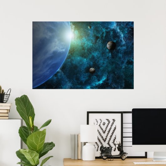 惑星系 ポスター (ホームオフィス)